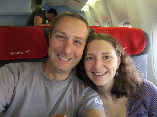 Ich und Sabine im OS 97 im Flughafen Wien-Schwechat, 179 m (4. Nov.)