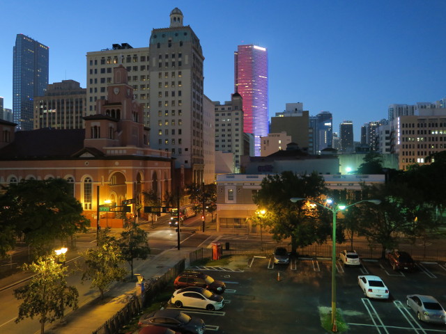 vom Miami Sun Hotel Richtung Süden (5. Nov.)