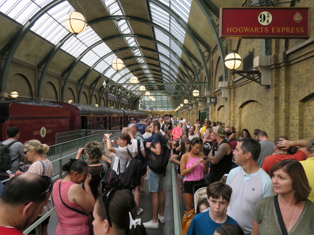 King's Cross Station in den Universal Studios Florida (8. Nov.)