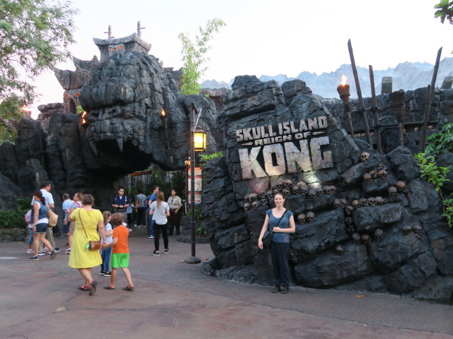 Sabine in Skull Island in Universal's Islands of Adventure (8. Nov.)