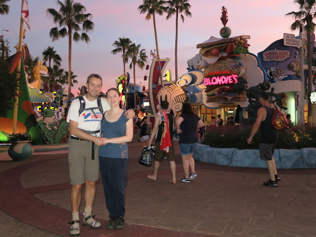 Ich und Sabine in Toon Lagoon in Universal's Islands of Adventure (8. Nov.)