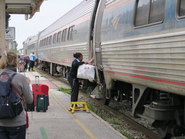 Amtrak Train 91 'Silver Star' in der Orlando Station (10. Nov.)