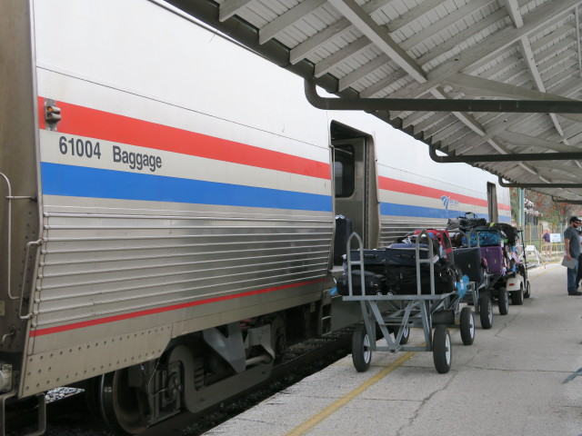Amtrak Train 91 'Silver Star' in der Tampa Union Station (10. Nov.)