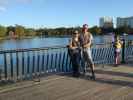 Sabine und ich im Lake Eola Park in Orlando (5. Nov.)