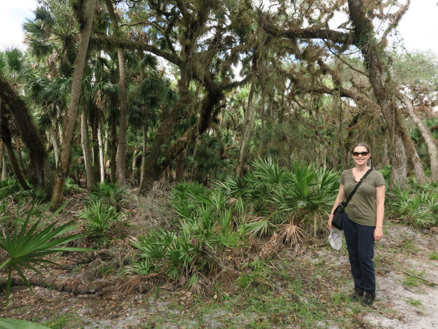 Sabine am Nature Walk im Myakka River State Park (12. Nov.)