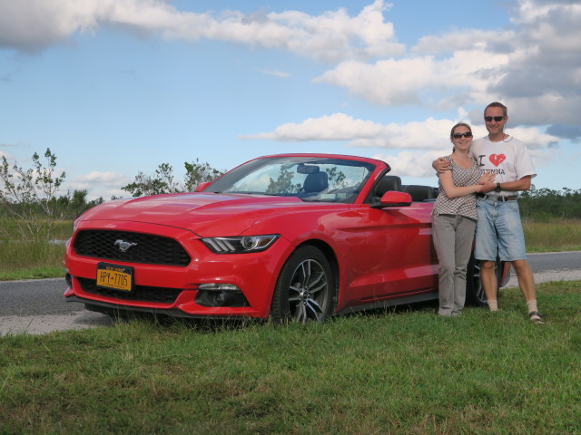Sabine und ich im Everglades National Park (14. Nov.)