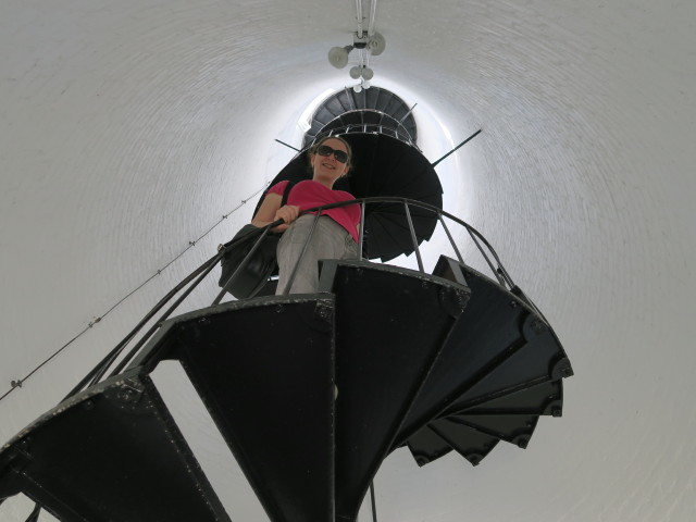 Sabine im Key West Lighthouse (15. Nov.)