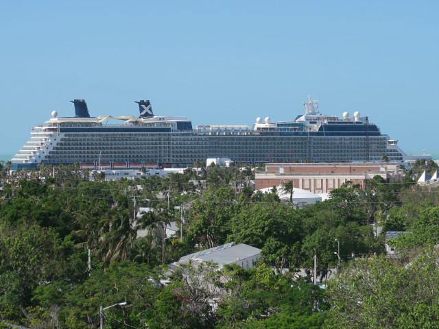 vom Key West Lighthouse Richtung Norden (15. Nov.)