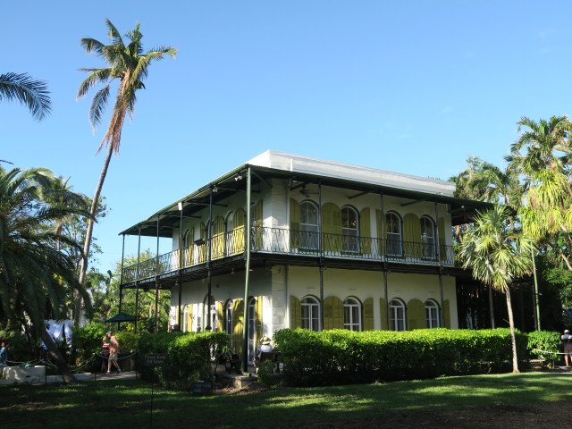 Ernest Hemingway House in Key West (15. Nov.)