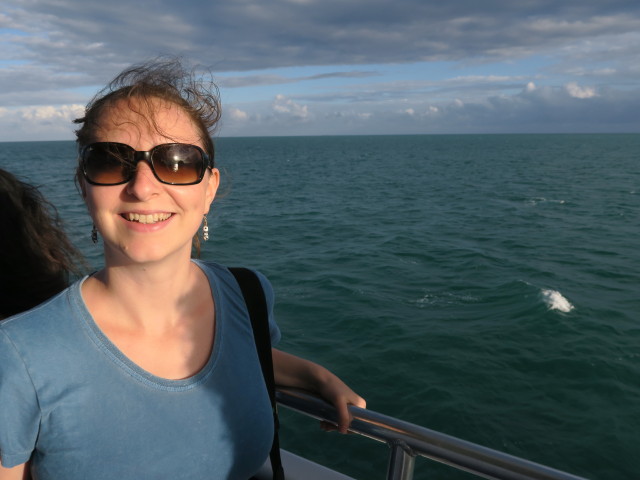 Sabine auf der Key Largo Princess 2 (16. Nov.)