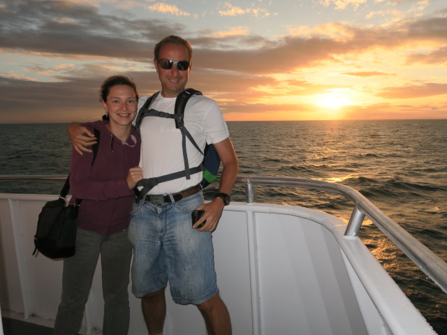 Sabine und ich auf der Key Largo Princess 2 (16. Nov.)
