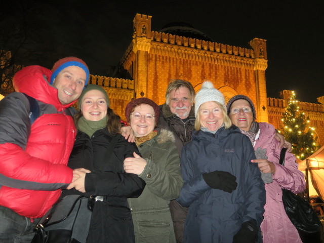 Ich, Sabine, Brigitte, Papa, Mama und Elfriede