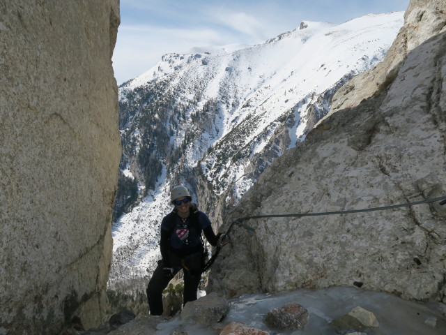 Haid-Klettersteig: Ursula im großen Kessel