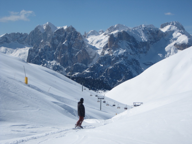 Markus neben der Piste 'Orsa Maggiore' (21. März)