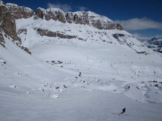 Markus auf der Piste 'Belvedere' (23. März)