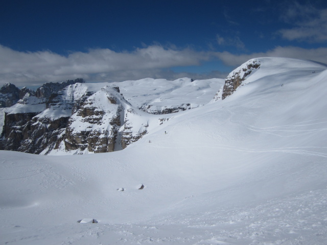 zwischen Forcella Pordoi und Bamberger Hütte (23. März)