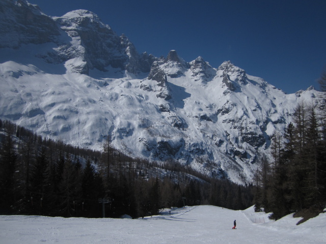 Markus auf der Piste 'Casot' (24. März)