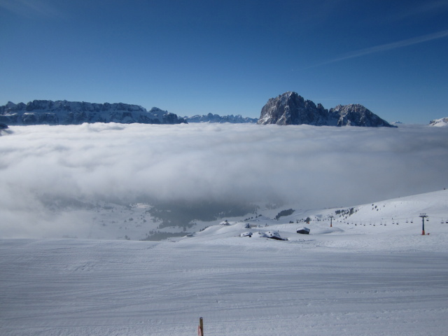 von der Seceda Richtung Südosten (25. März)