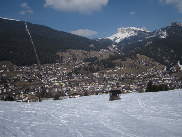 Abfahrt des ehemaligen Skilifts Ronc (25. März)
