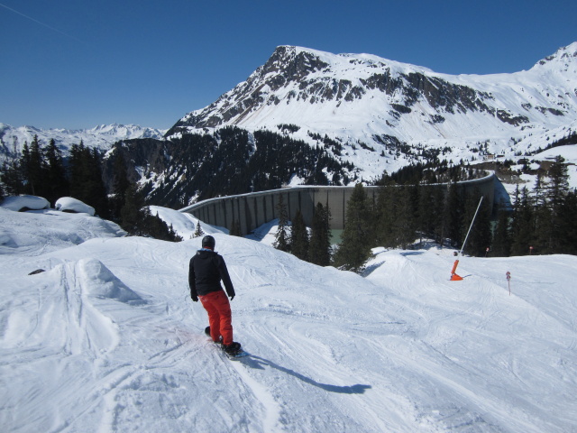 Markus neben der Saggratabfahrt