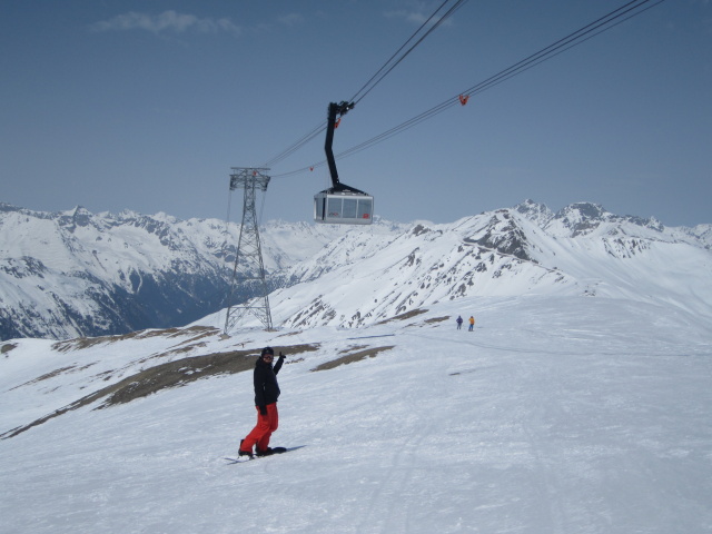 Markus zwischen Piz Val Gronda und Fimbatal (8. Apr.)