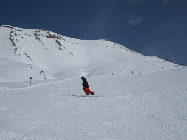 Markus auf der Piste 14b (8. Apr.)