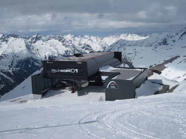 Bergstation der Palinkopfbahn, 2.853 m (10. Apr.)