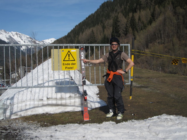 Ich auf der Rendl-Talabfahrt