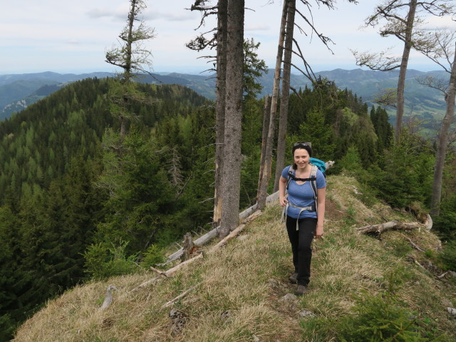Sabine am Weg 84 zwischen Rapoldeck und Schrabachauer Kogel