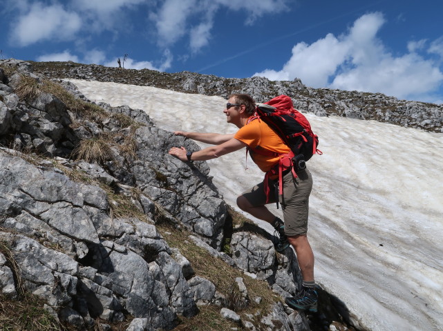 Ich neben Weg 401 zwischen Spielkogel und Waxenegghütte