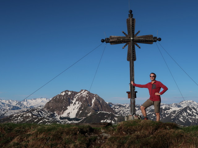 Ich am Schwarzkogel, 2.030 m (13. Mai)
