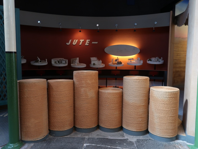 'Dundee Textiles' im Verdant Works Museum in Dundee (26. Mai)