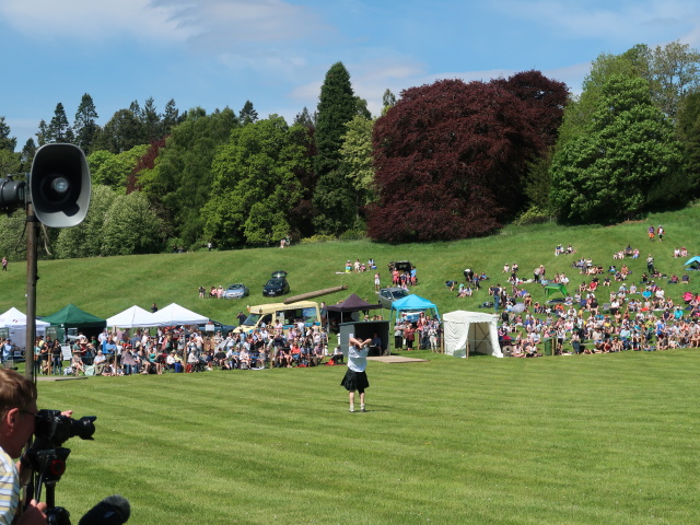 The Atholl Gathering beim Blair Castle: Caber (27. Mai)