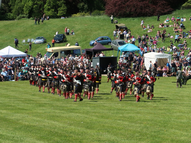 The Atholl Gathering beim Blair Castle: Atholl Highlanders (27. Mai)
