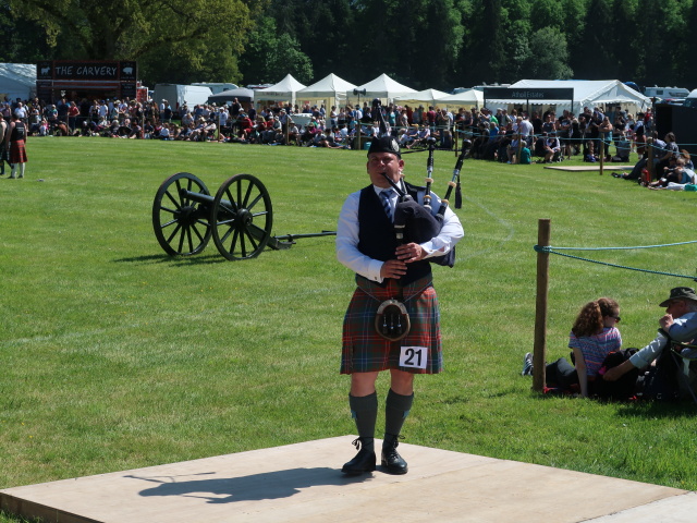 The Atholl Gathering beim Blair Castle: Piping (27. Mai)