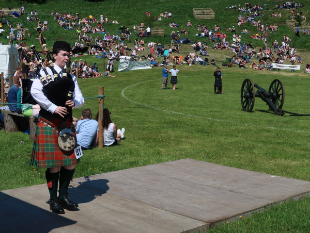 The Atholl Gathering beim Blair Castle: Piping (27. Mai)