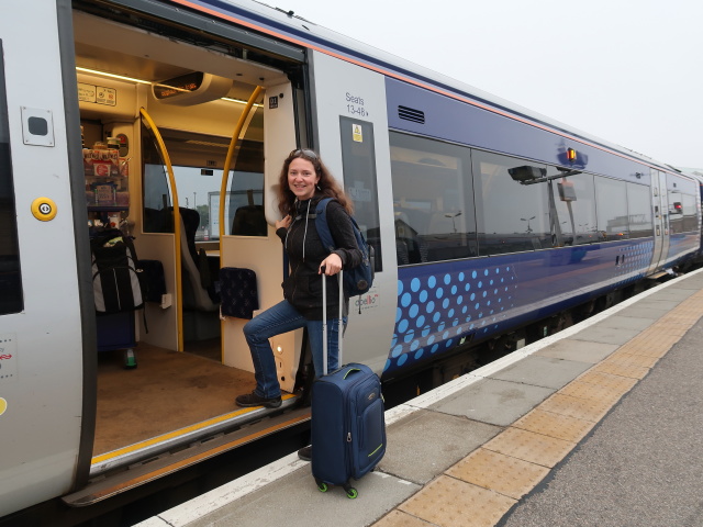 Sabine in der Inverness Station (30. Mai)