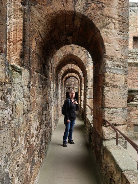 Sabine im Linlithgow Palace (31. Mai)