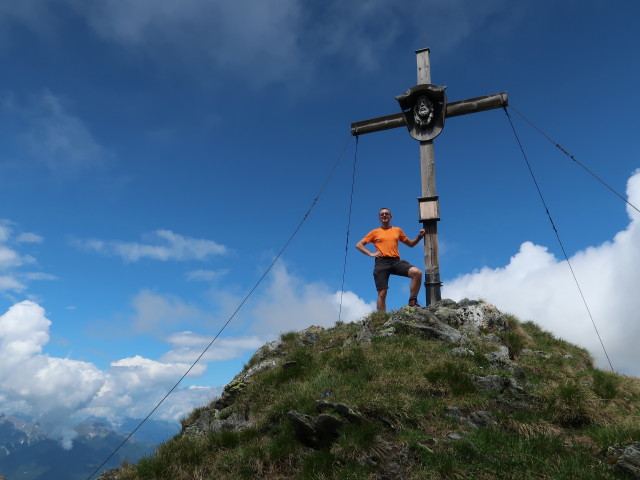 Ich auf der Seeblesspitze, 2.628 m (10. Juni)