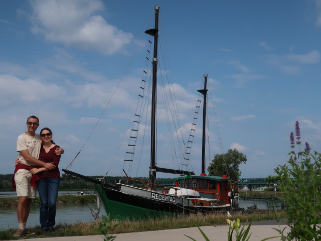 Ich und Sabine bei der 'Regentag'