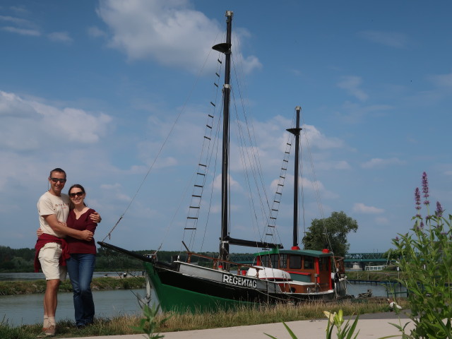 Ich und Sabine bei der 'Regentag'