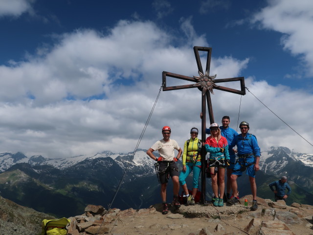 Ich, Leonie, Sigrid, Christian und Daniel am Speikboden, 2.517 m