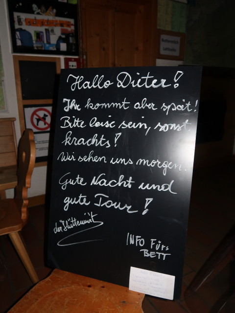 Chemnitzer Hütte, 2.419 m (29. Juni)