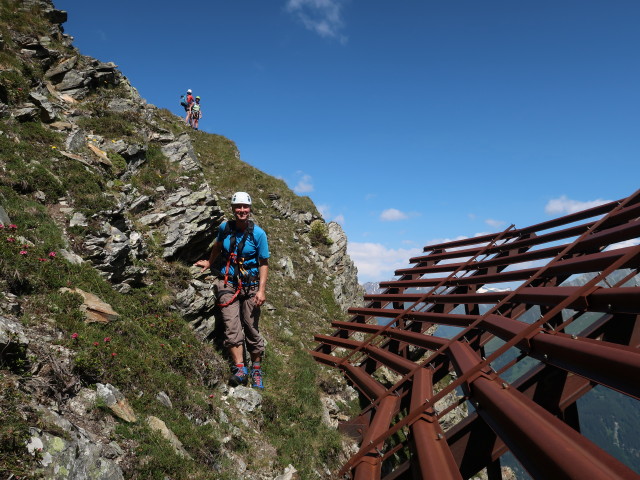 Marion, Michaela und Frank zwischen Bunköpfl und Rotenkogel