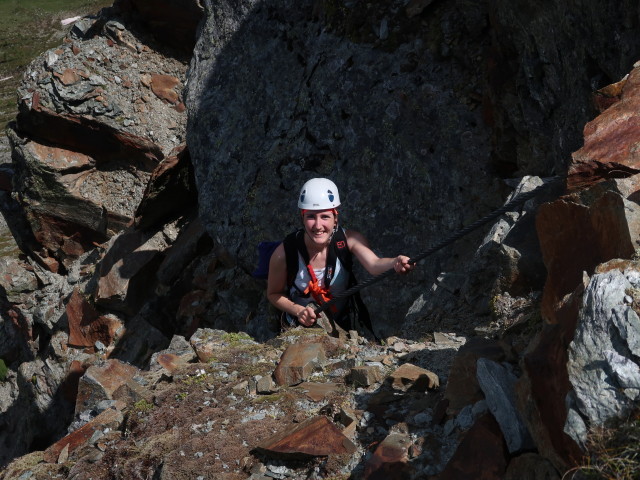 Sonja zwischen Bunköpfl und Rotenkogel