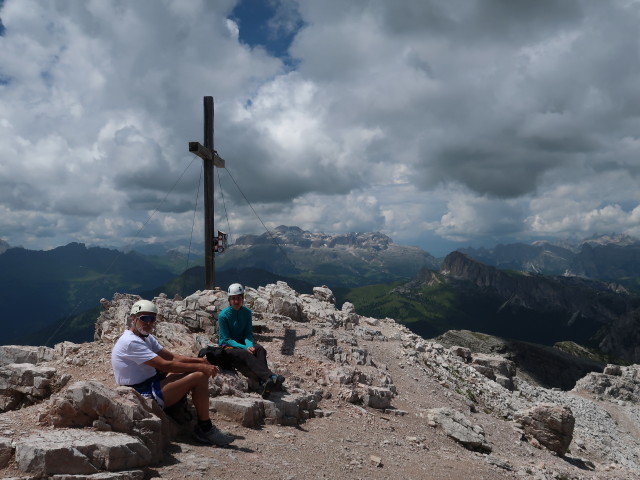 Josef und Sonja am Monte Averau, 2.649 m