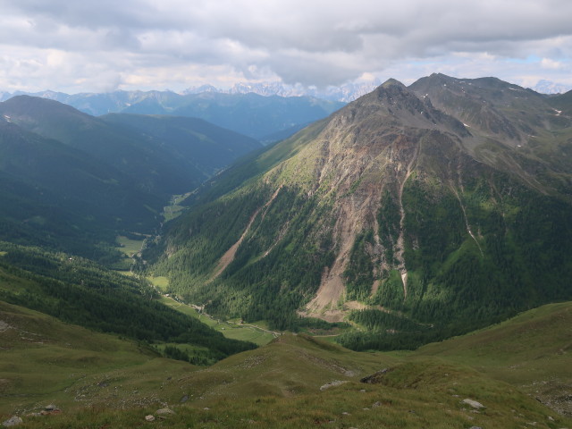 Winkeltal vom Villgrater Joch aus (7. Juli)