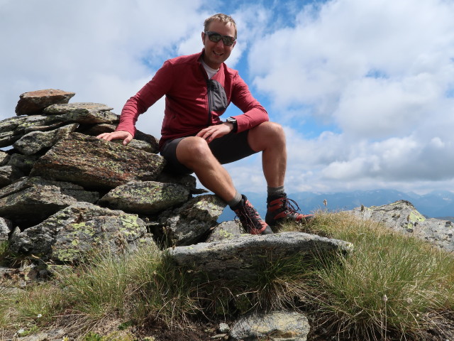 Ich auf der Kugelspitze, 2.796 m (7. Juli)