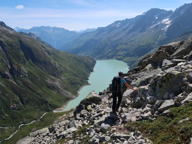 Marisa zwischen Chelenreuss und Moosstock-Klettersteig (29. Juli)