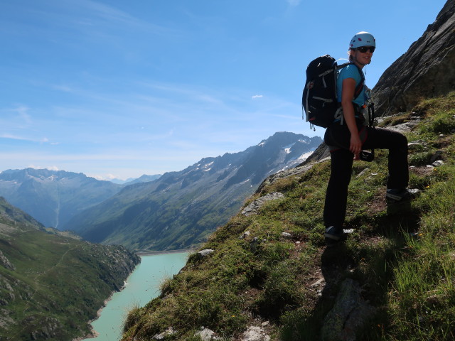 Marisa zwischen Chelenreuss und Moosstock-Klettersteig (29. Juli)